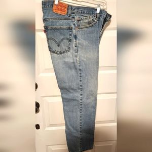 Levi 505 Regular Fit Men's Jeans Size 34 X 32 Light Blue